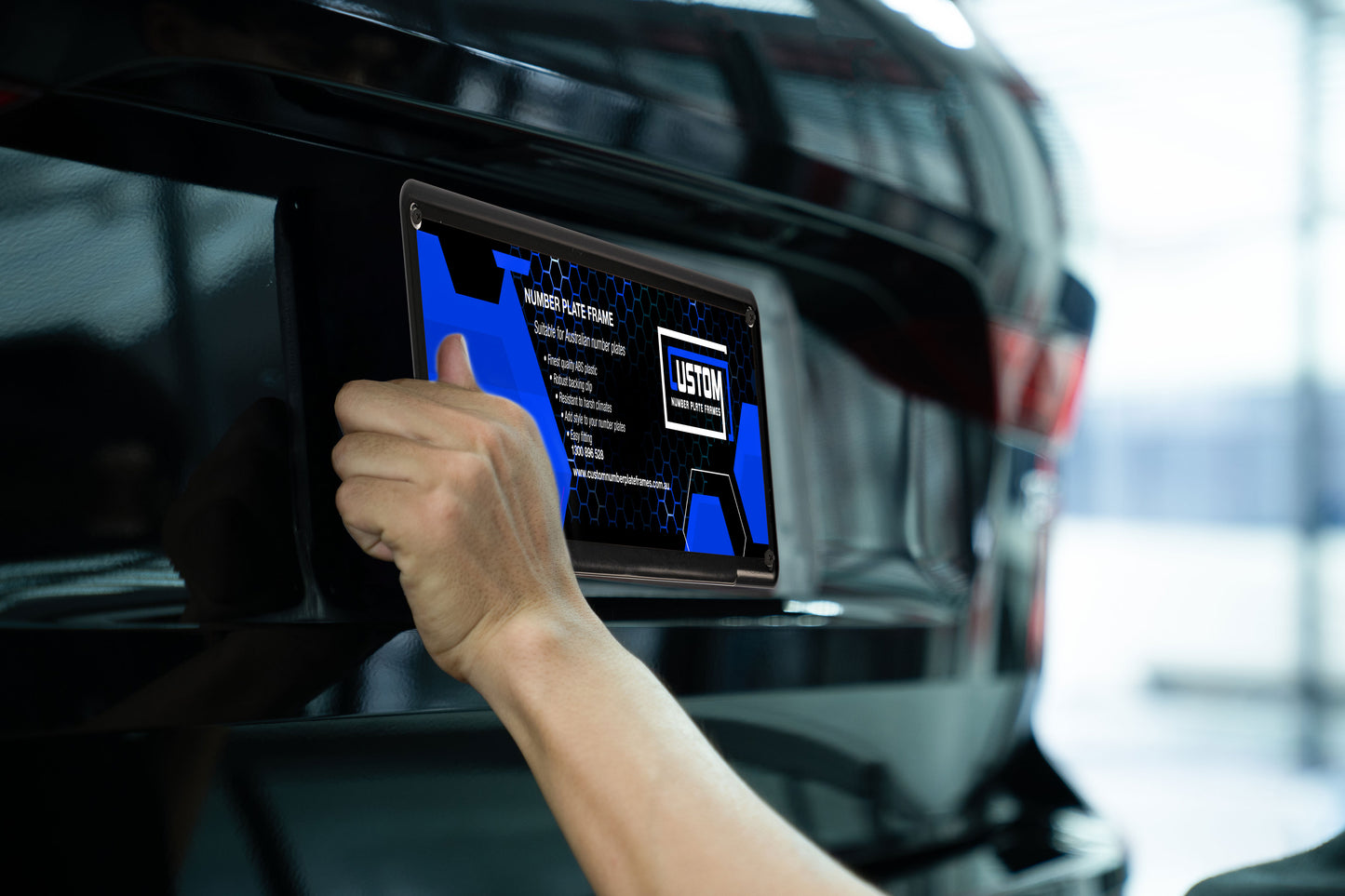 Plate Frame Cover Kit 100mm x 315mm (5 digit) Suitable for: Victoria - CUSTOM NUMBER PLATE FRAMES