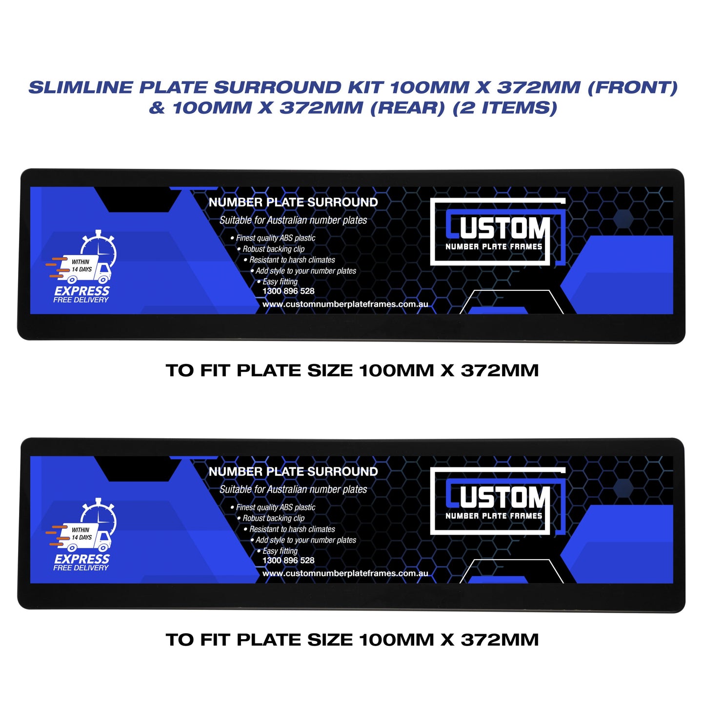 100mm x 372mm Plate Surrounds
