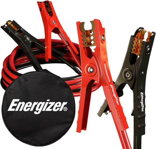 6 Gauge Jumper Battery Cables 16 Ft Booster Jump Start - Heavy Duty Booster Cables, UL Listed