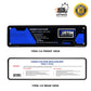 Plate Frame Kit 100mm x 372mm (slimline 6 digit) suitable for VIC, QLD, WA - CUSTOM NUMBER PLATE FRAMES