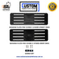 Backing Plate 107mm x 372mm - CUSTOM NUMBER PLATE FRAMES