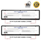 Plate Surround Covers 100mm x 372mm (Slimline) Suitable for: VIC, QLD, TAS, SA, WA, NT, ACT - CUSTOM NUMBER PLATE FRAMES